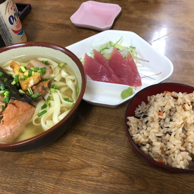 そば定食(新山そば)