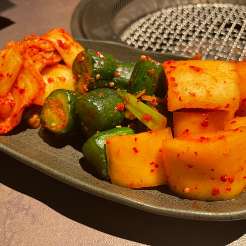 キムチ盛り合わせ(焼肉 冷麺 ユッチャン。)