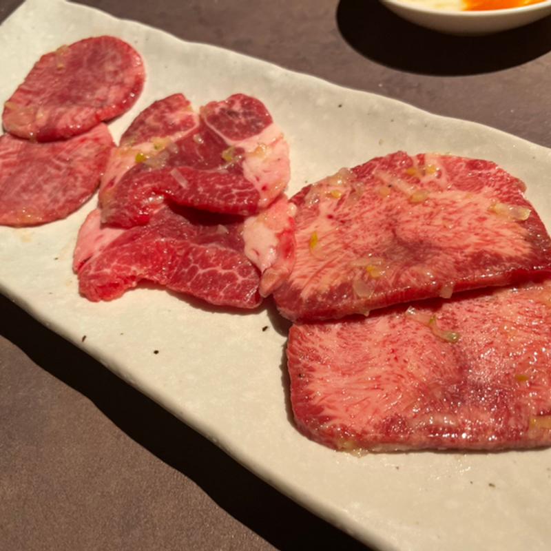 タン3種盛り(焼肉 冷麺 ユッチャン。)