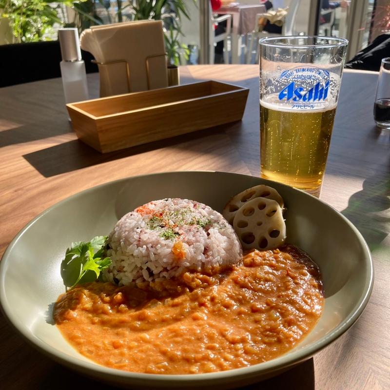 レンズ豆のトマトクリーミーカレー(SAN BY AIR)