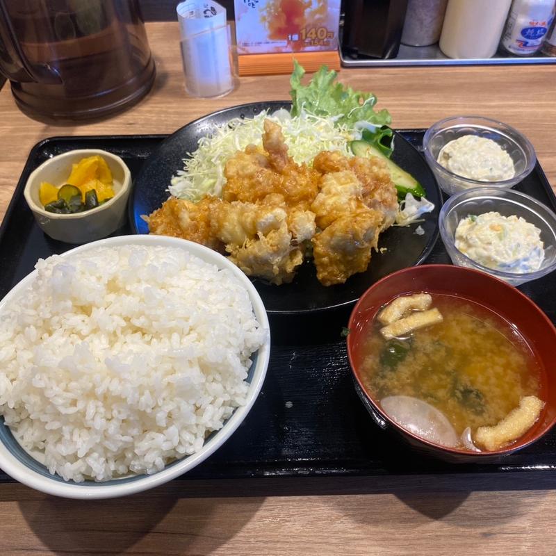 チキン南蛮定食 特盛り(野郎めし 土浦おおつ野店)