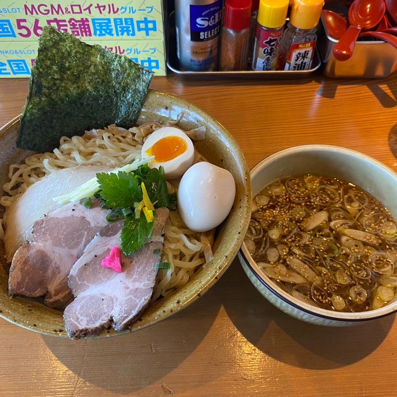 店主のまかない 中華つけ麺+大盛(麺屋 かぐや)