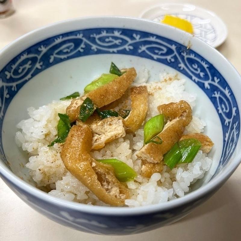 きつね丼(中華そば 萬福)