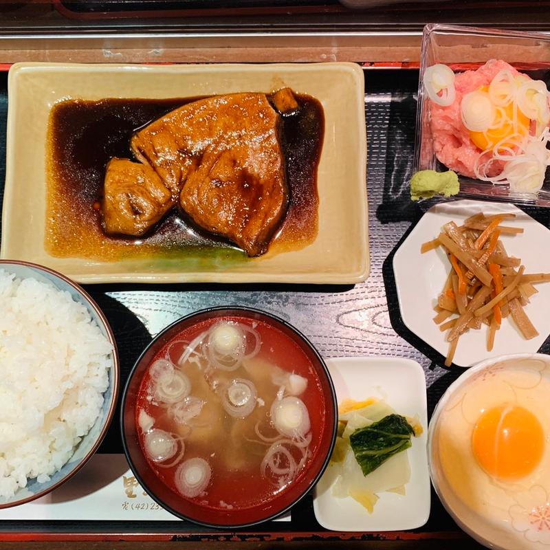 カジキの煮付け定食(里の宿)