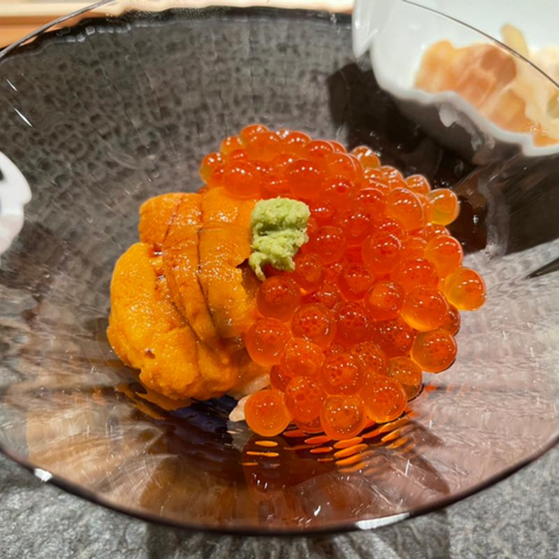 うに・いくら(鮨やま田 西麻布店)