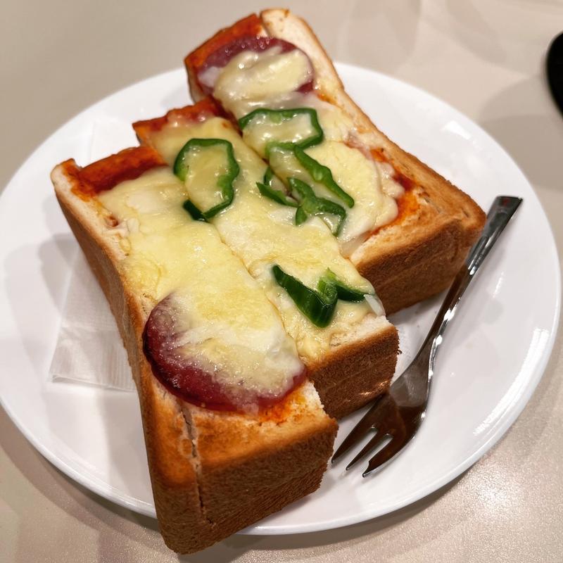 ピザトースト(喫茶室ルノアール 市ヶ谷外堀通り店)