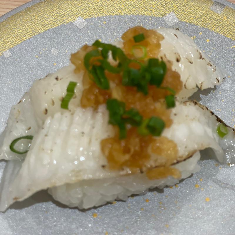 えんがわ炙り(廻転寿司 まぐろ問屋 新横浜ぐるめストリート店)