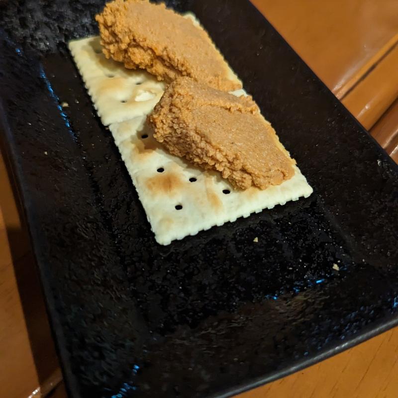 あん肝なめろう(炭火焼 築地本鮪 あべにう 秋葉原店 )