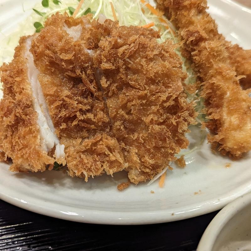 選べるミックスフライ定食（2品）(かつ善)