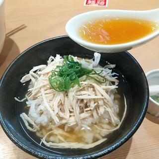 特製醤油らぁ麺 鶏茶漬けセット(らぁ麺 はやし田 赤羽店)