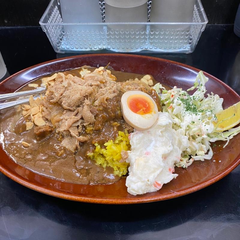 黒い肉カレー(カレーは飲み物。ニュー新橋ビル店)