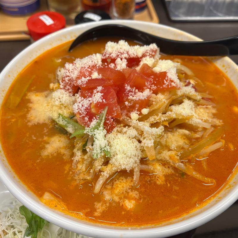 濃厚トマトタンメン(埼玉タンメン 山田太郎 越谷谷中町店)
