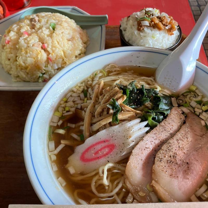 ラーメン+チャーハン(廬山)