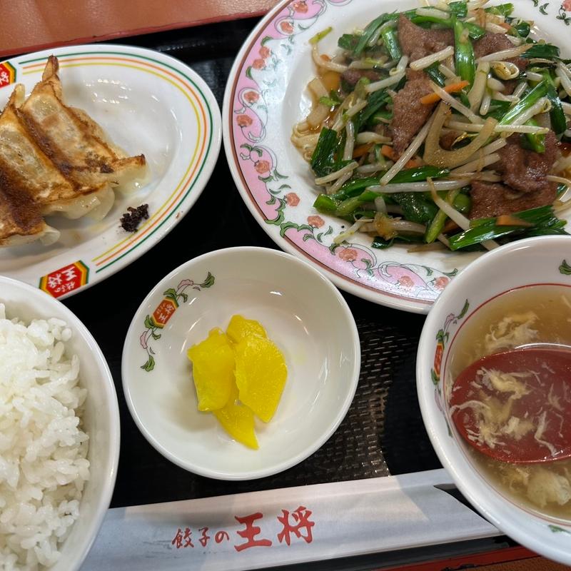 レバニラセット(餃子の王将 烏丸北大路店 )