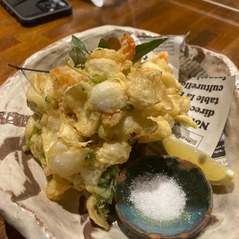 海老とゆりねのかき揚げ(Buri （ブリ）)