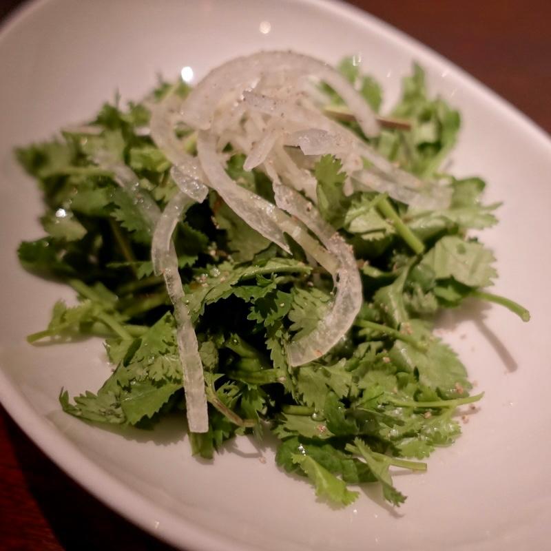 パクチーサラダ(海南鶏飯食堂2 恵比寿店)
