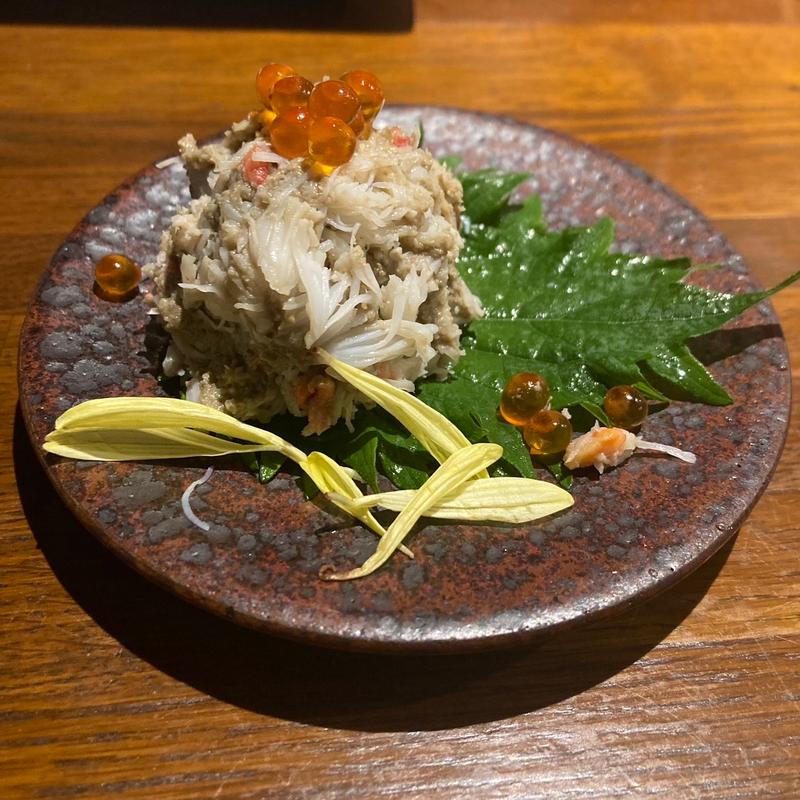 ずわい蟹の共和え(Buri （ブリ）)