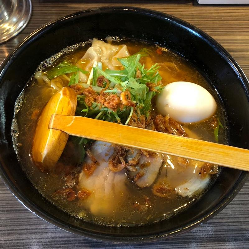 オマール海老のスープの塩ラーメン(厚木本丸亭)