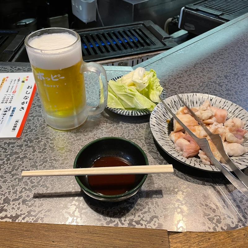 三種盛り　お得セット(かどやホルモン店)