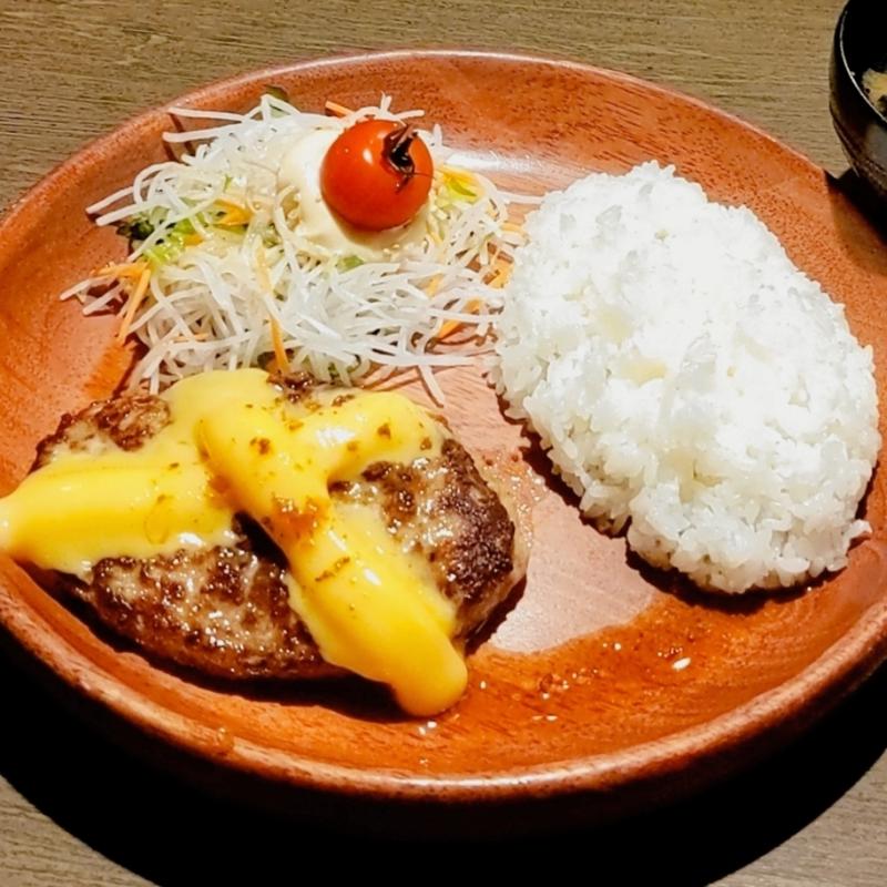 チーズバーグディッシュ(びっくりドンキー 高槻店)