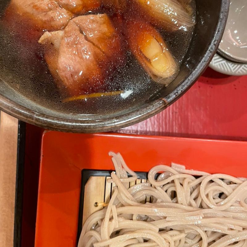 鴨肉そば(永坂更科布屋太兵衛 横浜高島屋店)