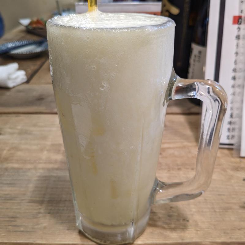 生搾りパインサワー(左利き)