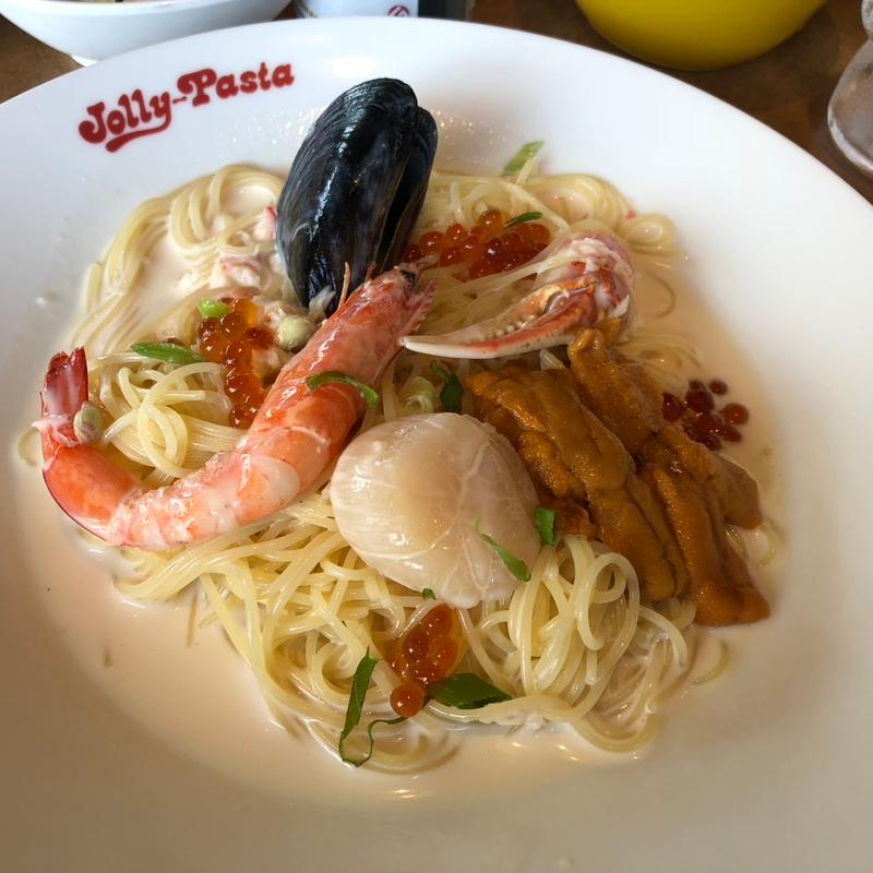 ウニの冷製パスタ(ジョリーパスタ 向日店 )