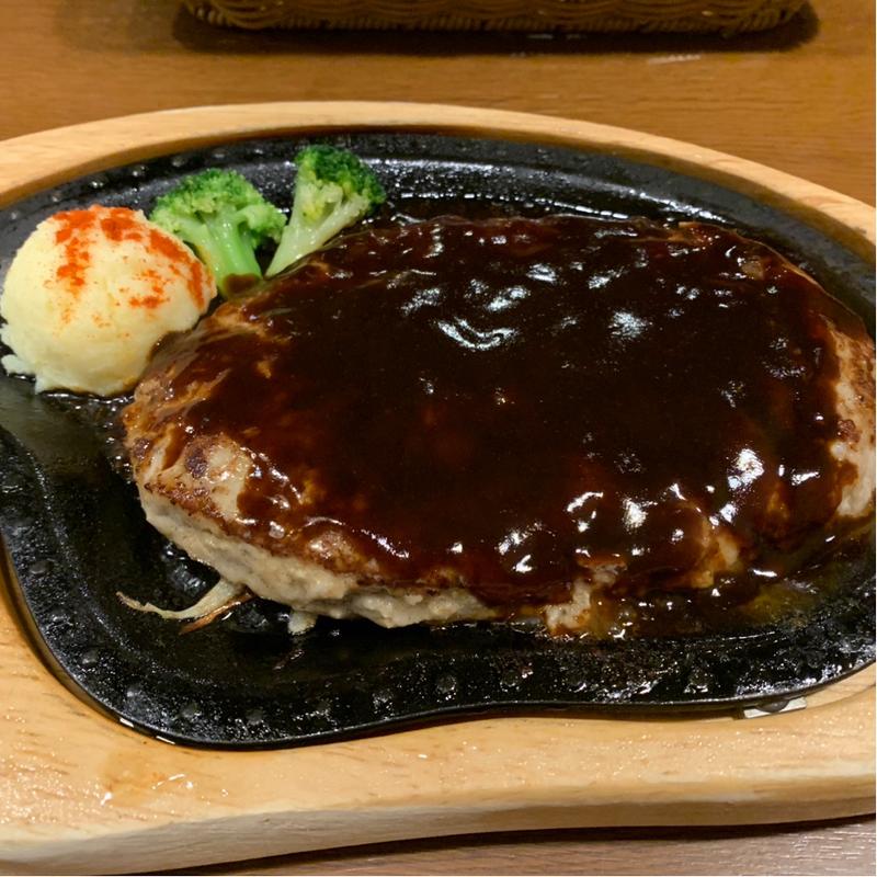黒デミバーグステーキ300g(びっくりドンキー クリスロード店)
