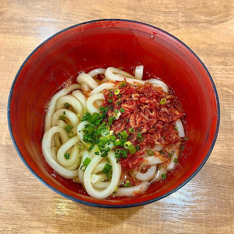 ミニうどん(網海老)(磯丸水産 今池店)