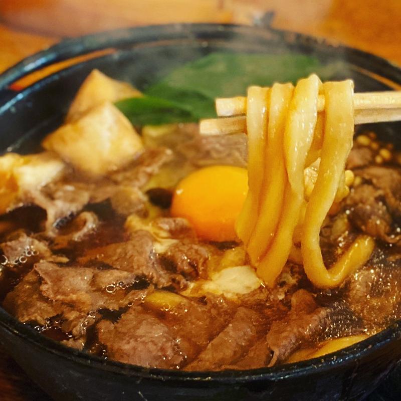 すき焼きうどん定食(さぬきうどんはま )