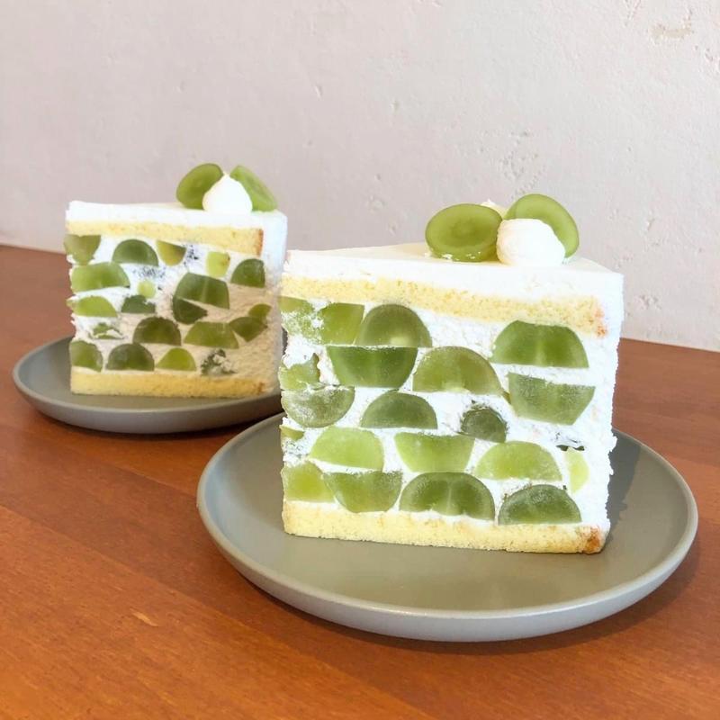 シャインマスカットのショートケーキ(カフェリナ)