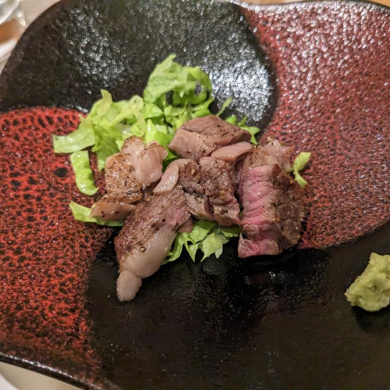 黒毛和牛肩ロース(波やし)