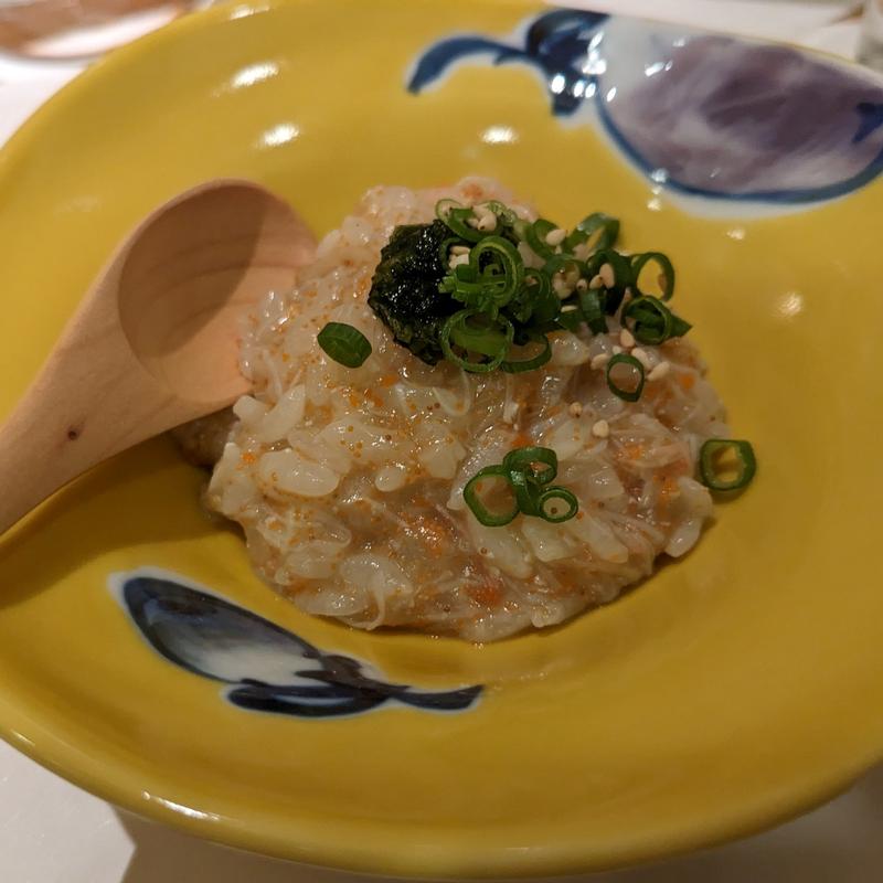 香箱蟹リゾット(波やし)