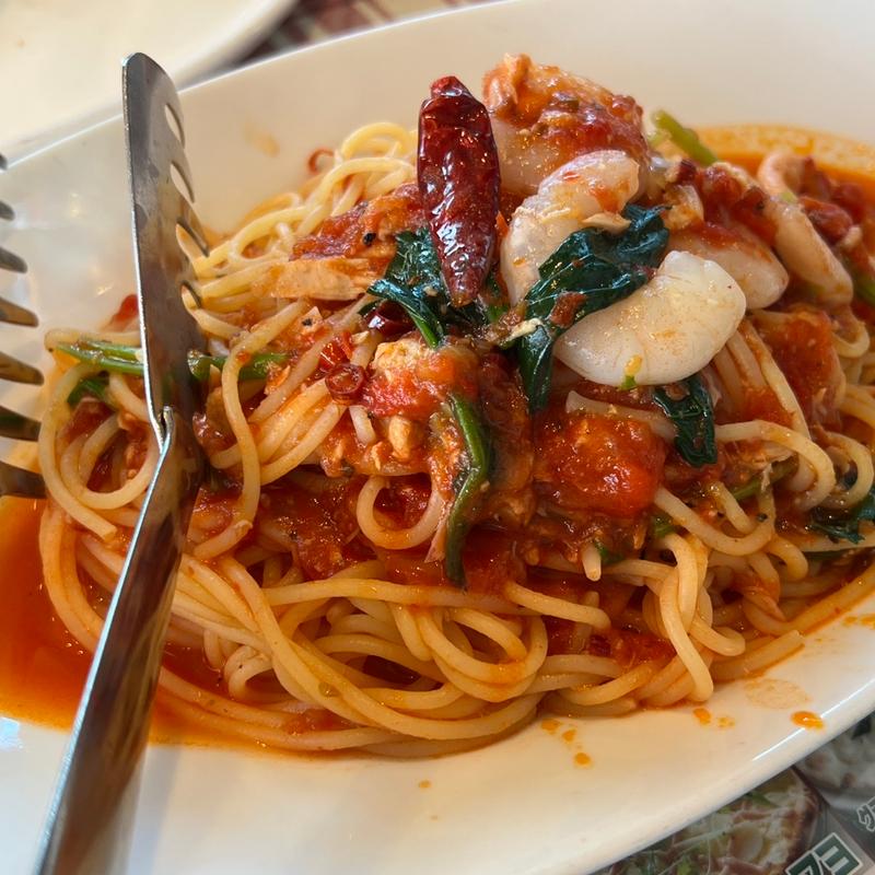 マーレさんちのおこりんぼうの辛いパスタ(ラ・イルマーレ （LA ILMARE）)