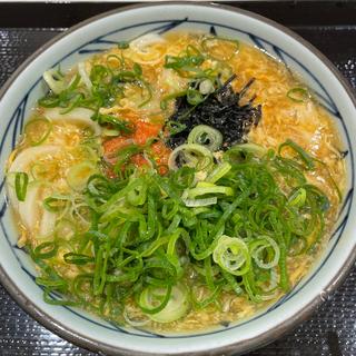 明太玉子あんかけうどん(丸亀製麺ゆめタウン広島)