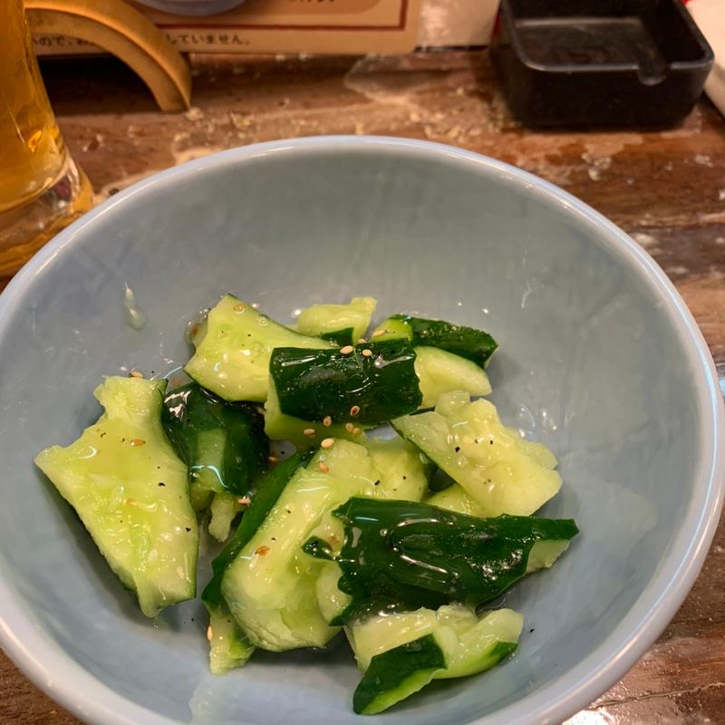 きゅうりのタタキ(やきとり大吉 函館店)