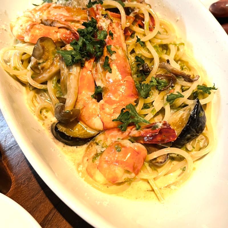 海老と青海苔のパスタ(GLUCK)