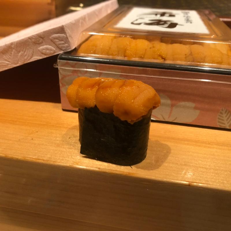 ウニ軍艦(鮨 尚充(たかみつ))