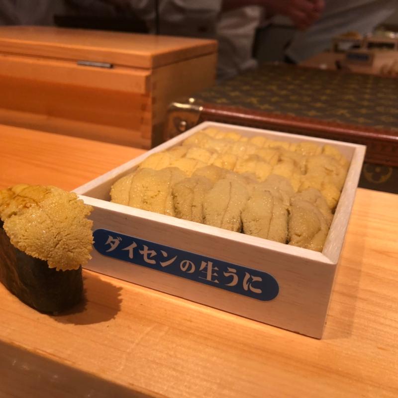 ダイセンの生うに(鮨 尚充(たかみつ))