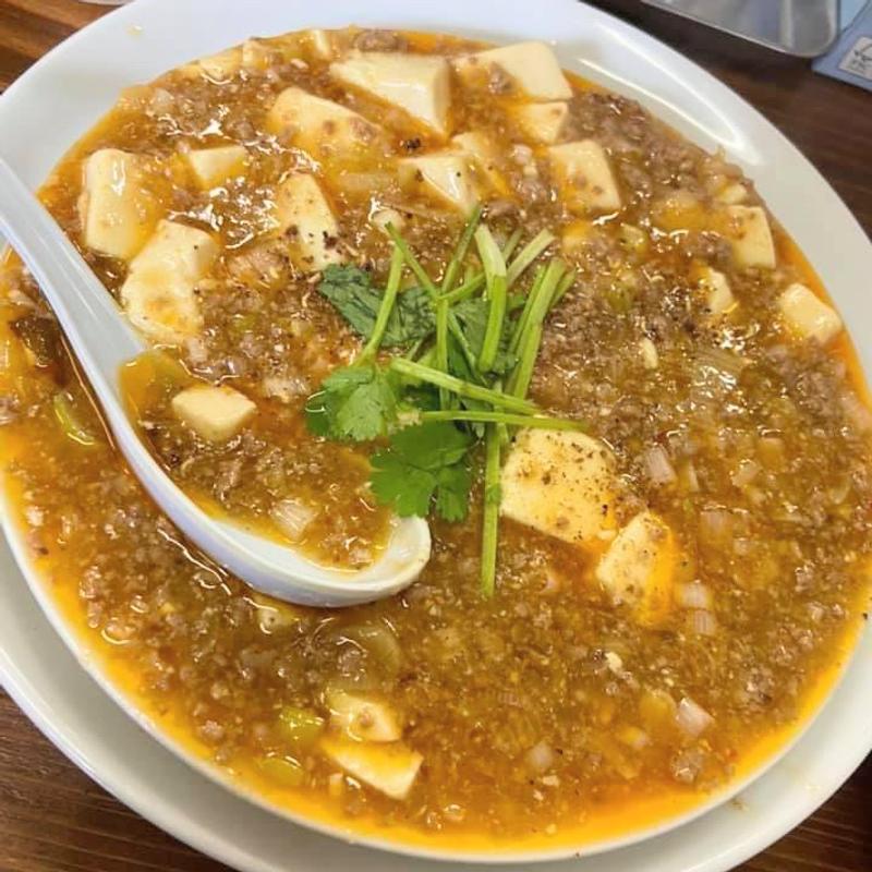 こぼれ麻婆豆腐(大衆食堂スタンドそのだ)