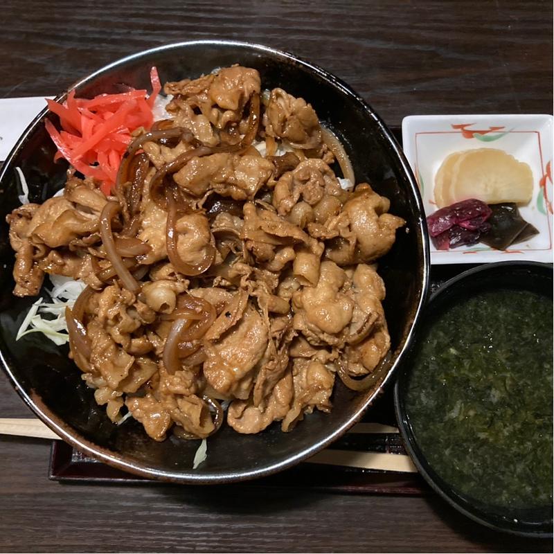 生姜焼き丼(粋膳 和ダイニング 濱野屋)