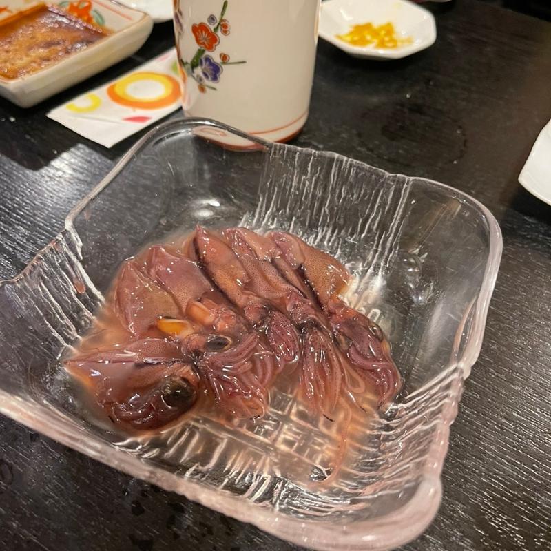 ホタルイカの沖漬け(居酒屋おふく )