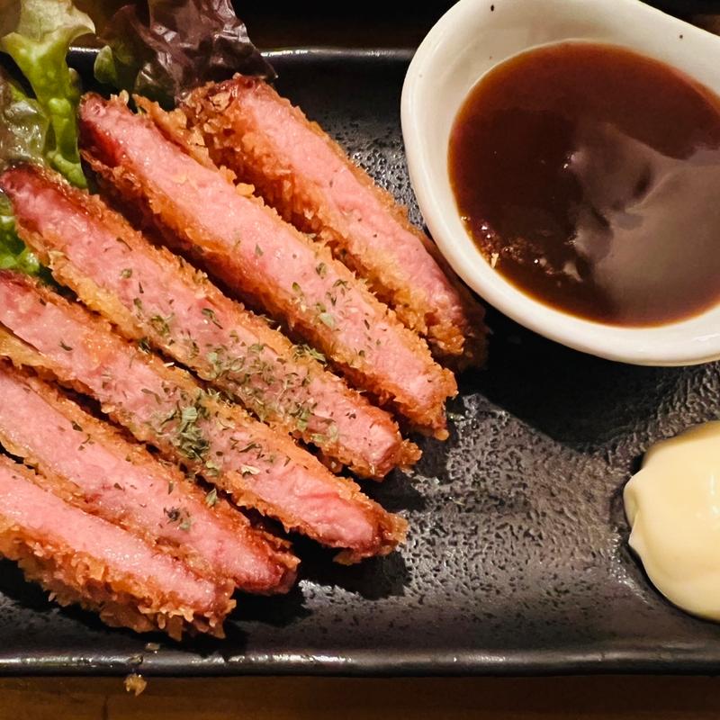 ハムカツ(にくの居酒屋 ぽち)