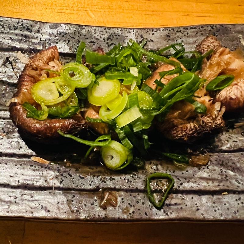 しいたけ　炙り焼き(にくの居酒屋 ぽち)