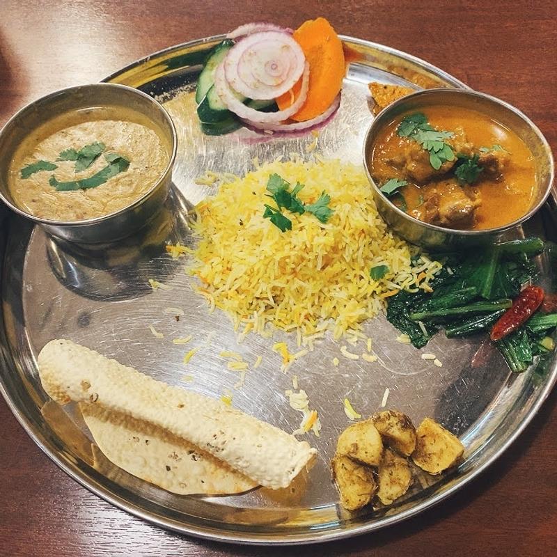 ネパールダルバートセット(インド・ネパールレストラン ママ MAMA)