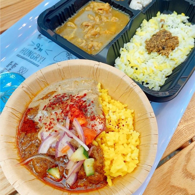 ビーフ&きのこクリームカリー(定食堂 金剛石)