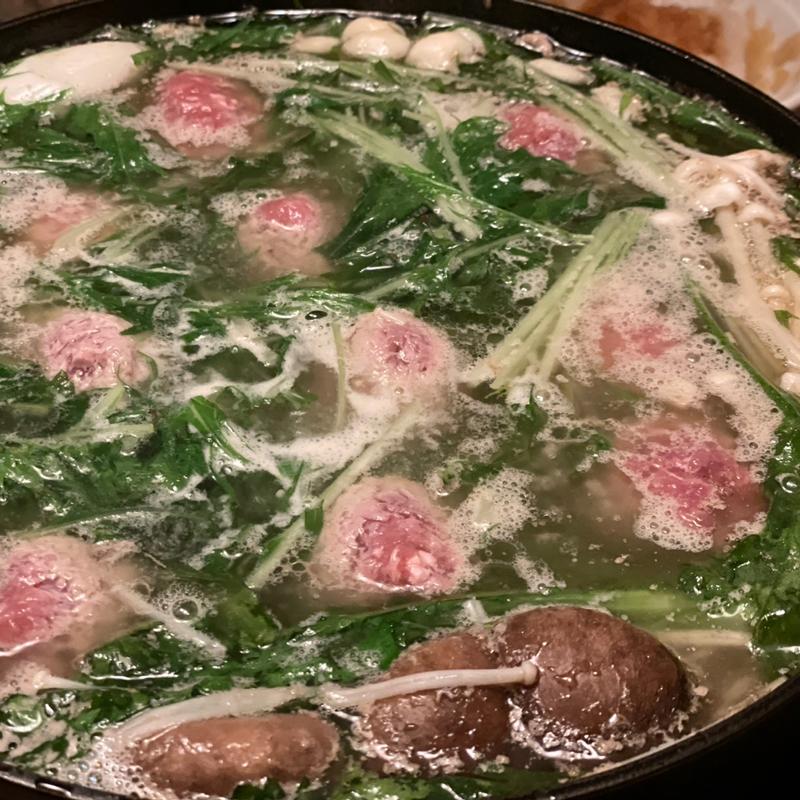 鴨鉄コース　鴨しゃぶ(おさ亭)