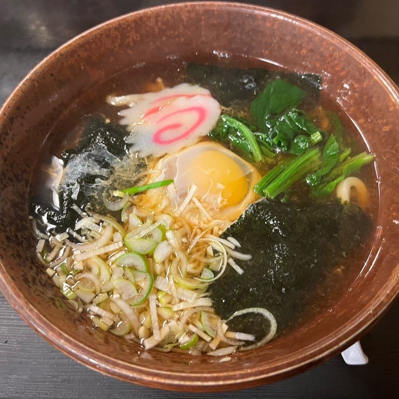 月見うどん(三松会館)