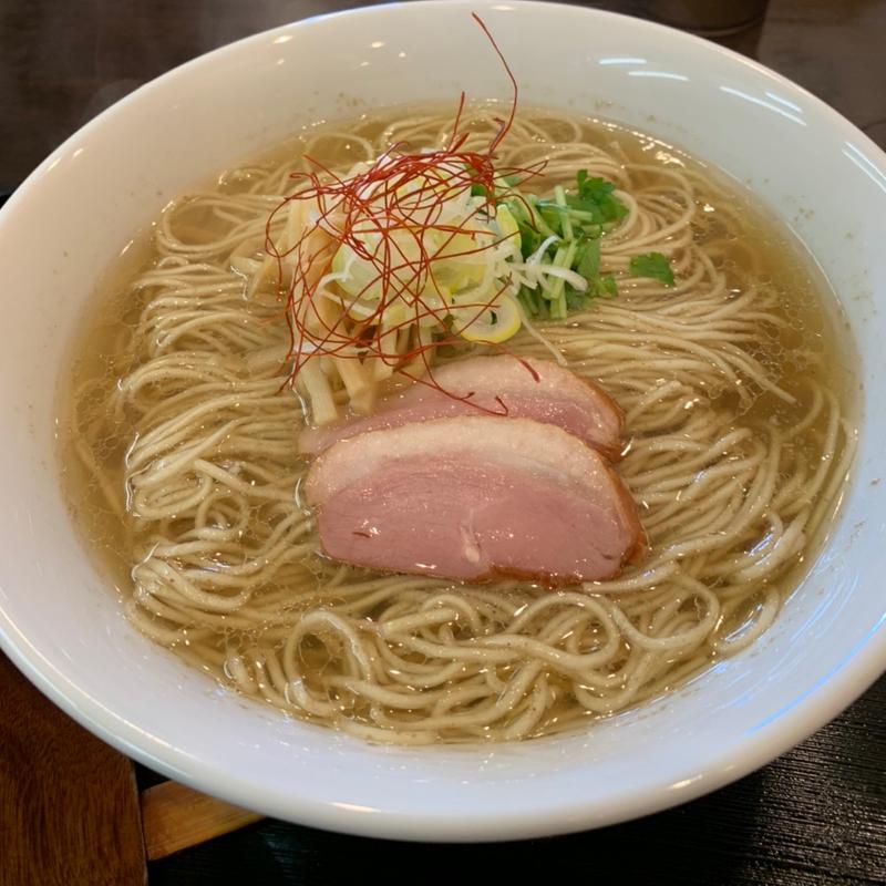 鴨出汁ラーメン　白(麺屋 葵)