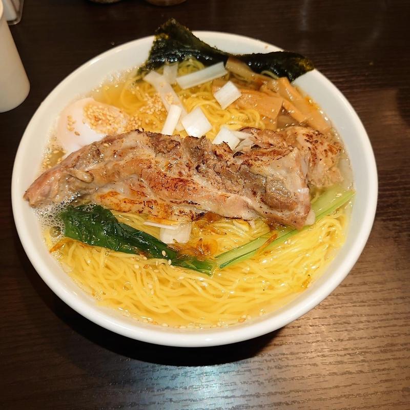 エビ塩ラーメン(中華そば 竹むら)
